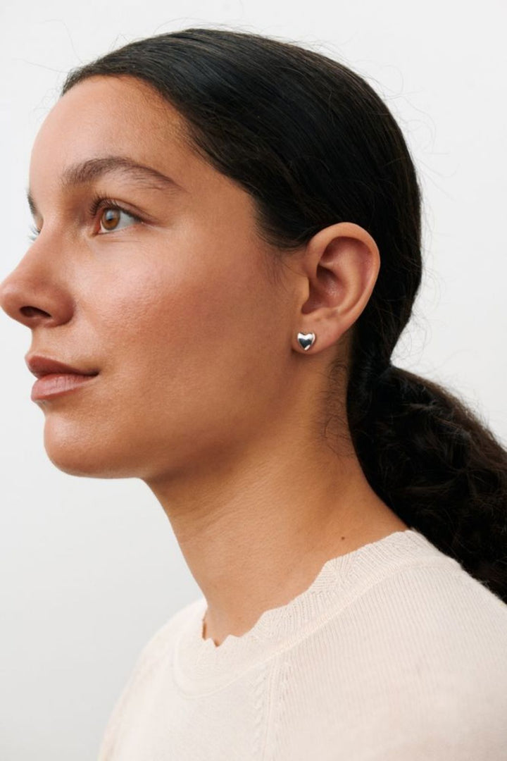 Pernille Corydon - Sweetheart Earsticks e-757-s - Silver