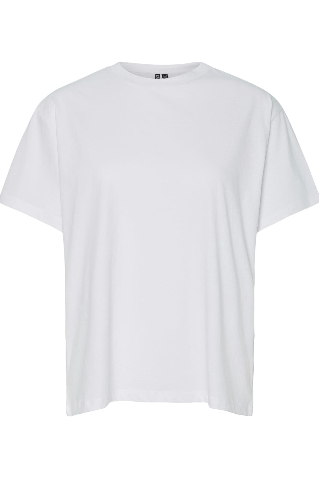 Pieces - Pcalma Ss O-Neck Loose Tee Box - 4767945 Bright White Red La Vita T-shirts