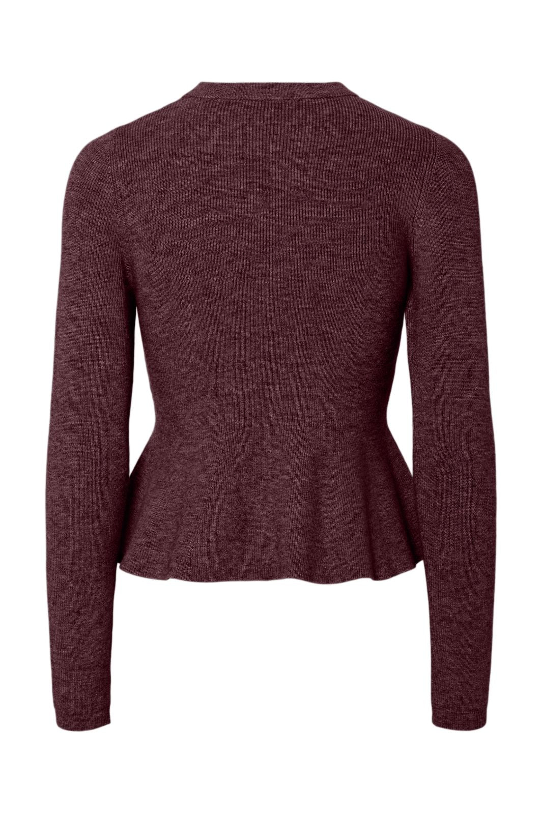 Pieces - Pcamma Ls O-Neck Knit - 4956867 Port Royale