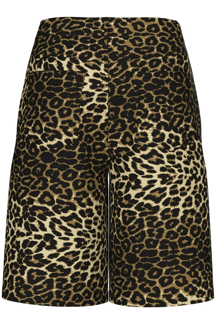 Pieces - Pcastrid Wide Jorts - 4748737 Black Leo Denim Shorts