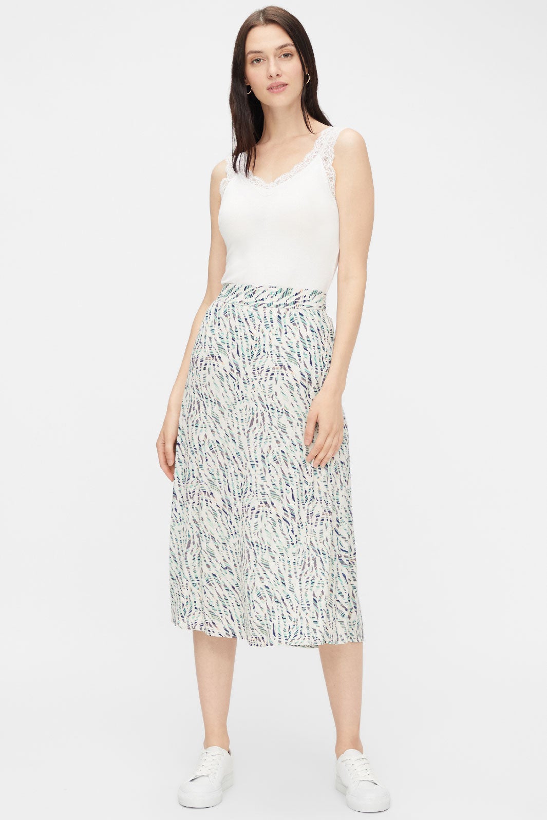 Pieces - PcBarbera Lace Top Noos - Bright White