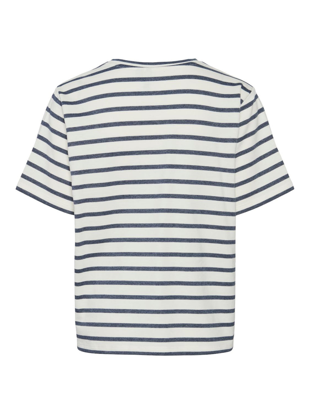 Pieces - Pcbibbi Ss O-Neck Top Pb - 4624500 Navy Blazer Cloud Dancer T-shirts