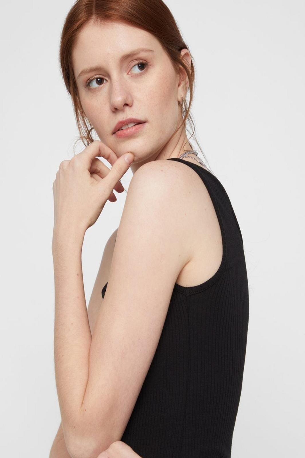 PIECES - Kitte Tank Top - Black Toppe