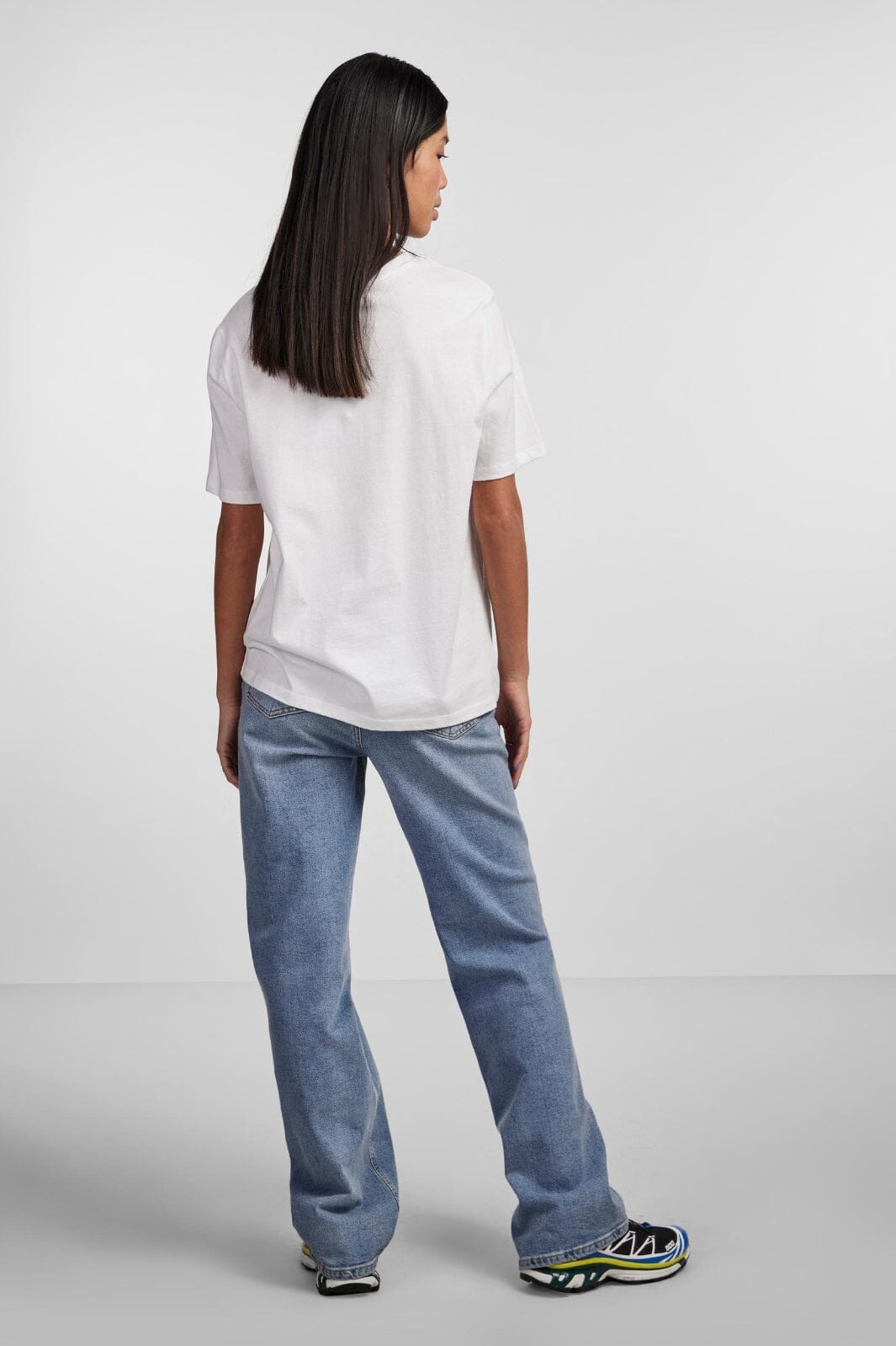 Pieces - Pcria Ss Solid Tee - 4280157 Bright White T-shirts