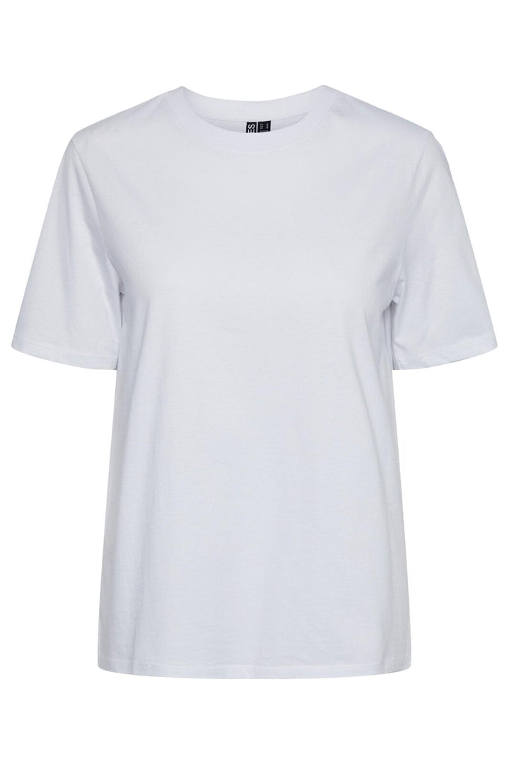 Pieces - Pcria Ss Solid Tee - 4280157 Bright White