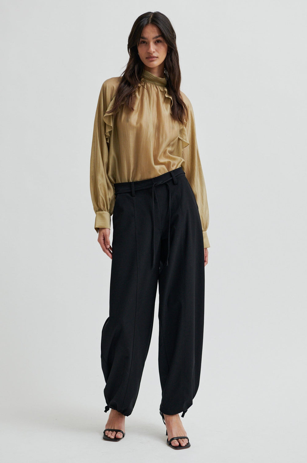 Second Female - Blink Cargo Trousers 60341 - 8001 Black Bukser