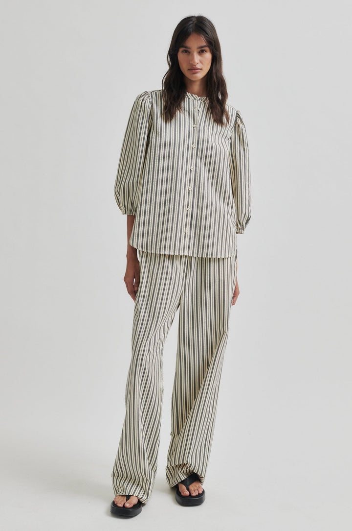 Second Female - Serifa Shirt 59636 - 8001 Black Skjorter