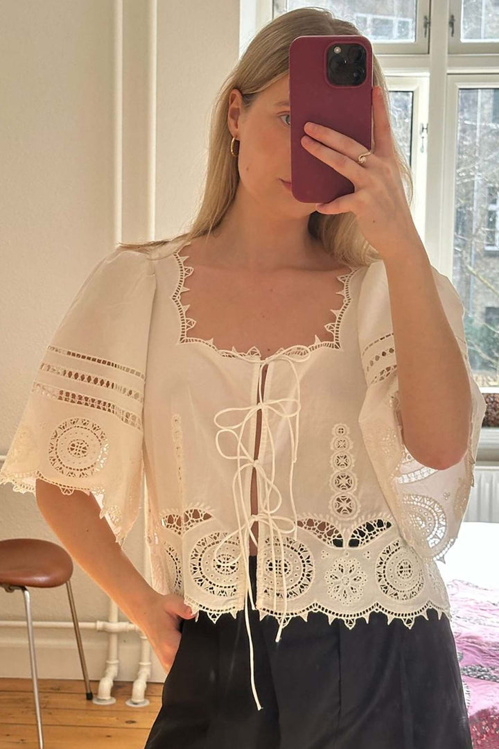 Sissel Edelbo - Anja Top SE 1565 - White Toppe