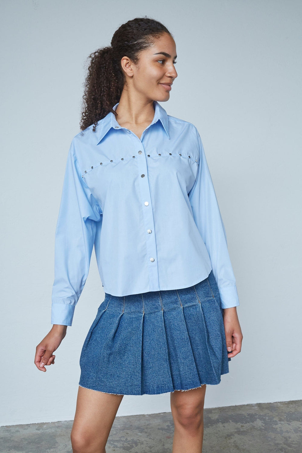 Sisters Point - Etras-Sh 19087 - 410 - L. Blue Skjorter