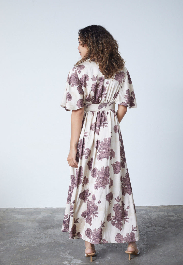 Sisters Point - Gisela-Dr20 19281 - 815 - Bordeaux Flowers Kjoler