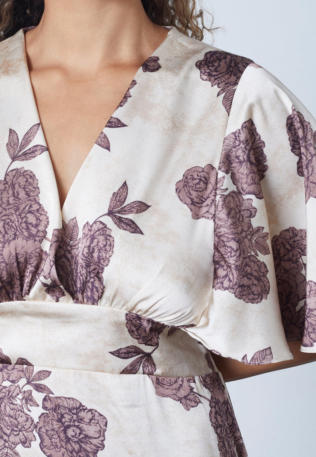 Sisters Point - Gisela-Dr20 19281 - 815 - Bordeaux Flowers Kjoler