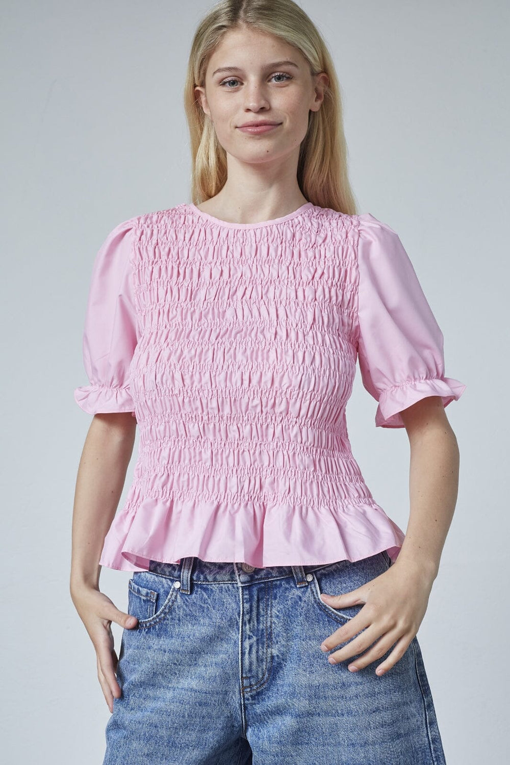 Sisters Point - Nix-Ss13 18958 - 552 - Baby Pink Skjorter