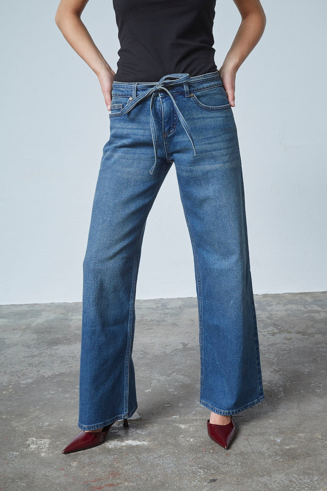 Sisters Point - Onea-Belt.Je5 18667 - 925 - Vintage Blue Jeans