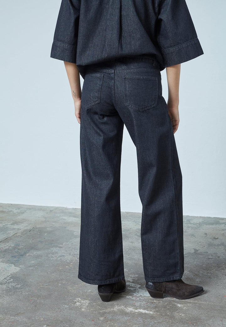 Sisters Point - Onea-Belt.Je7 18849 - 941 - Black Unwashed Jeans