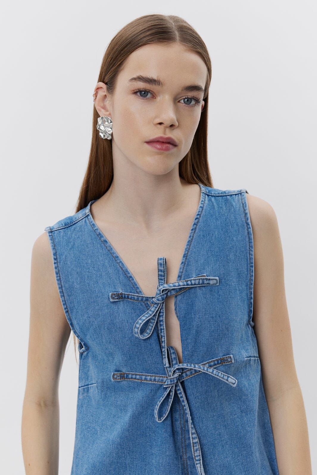 Sofie Schnoor - Nellesw Top S251251 - 5002 - Denim Blue Toppe