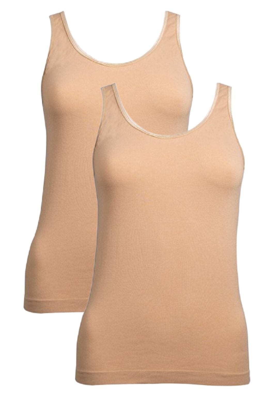 Soft basic - Haily Top wide strap 2 pak - nude Undertrøjer