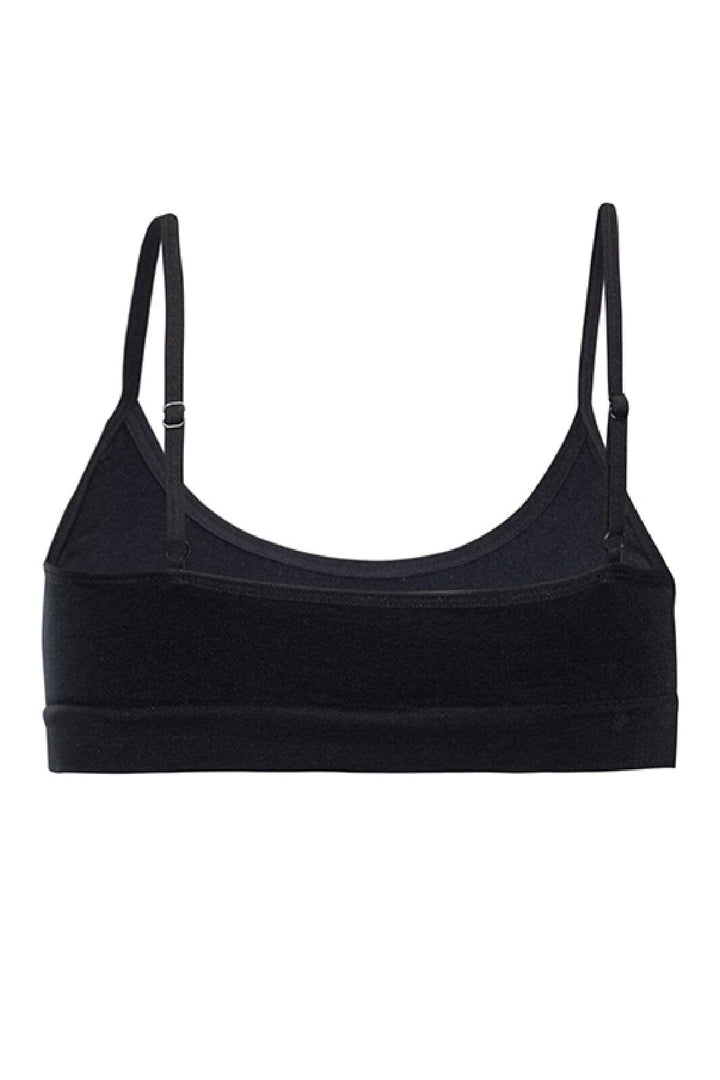Soft basic - Soffi Bra top narrow strap 2 pak - black