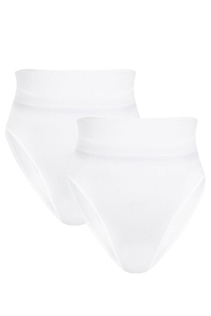 Soft basic - Soffi High brief 2 pak - white Trusser