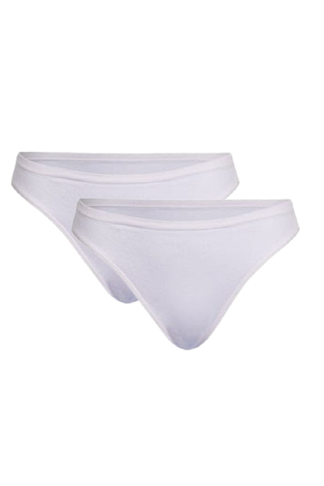 Soft basic - Soffi string 2 pak - white Trusser