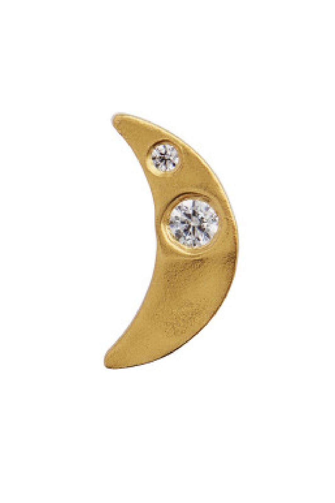 Stine A - Petit Bella Moon Earring Goldenen - 1281-02-S