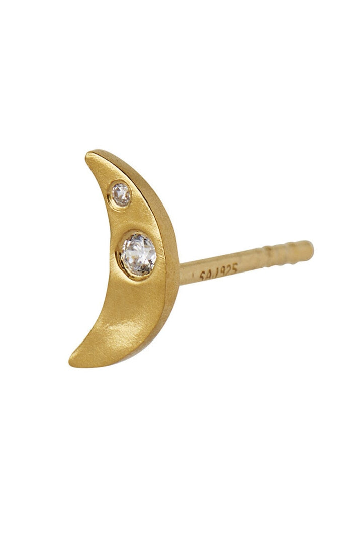 Stine A - Petit Bella Moon Earring Goldenen - 1281-02-S