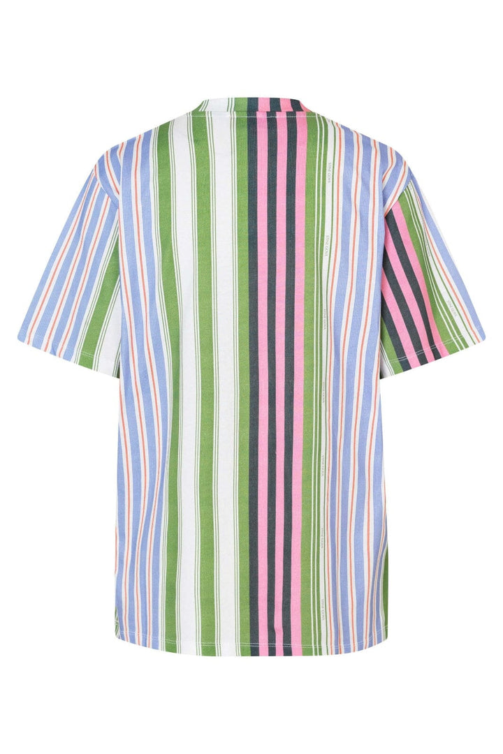 Stine Goya - 2243 Light Jersey, Short Sleeve T-shirtsg-pf25-t009-2243 - Forest Stripe