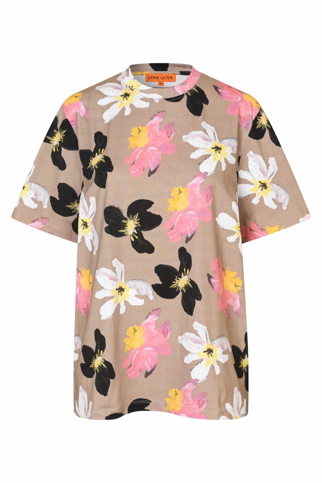 Stine Goya - 2243 Light Jersey, Short Sleeve T-shirtsg-pf25-t009-2243 - Wild Flowers