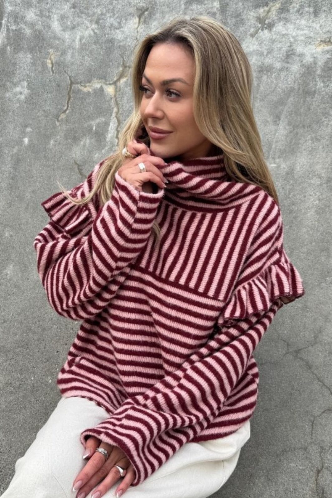 Stories From The Atelier By Copenhagen Shoes - My Moments CC8095 - 2220 - Bordeaux/Pink