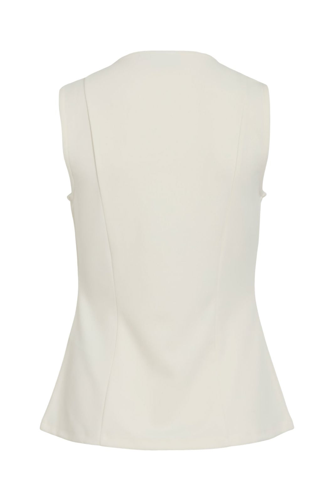 Vila - Vimerlano O-Neck S/L Vest - 4904180 Birch