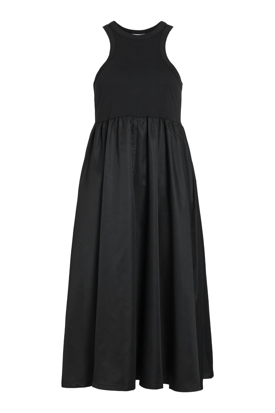 Vila - Visonja S/L Midi Dress - 4912208 Black