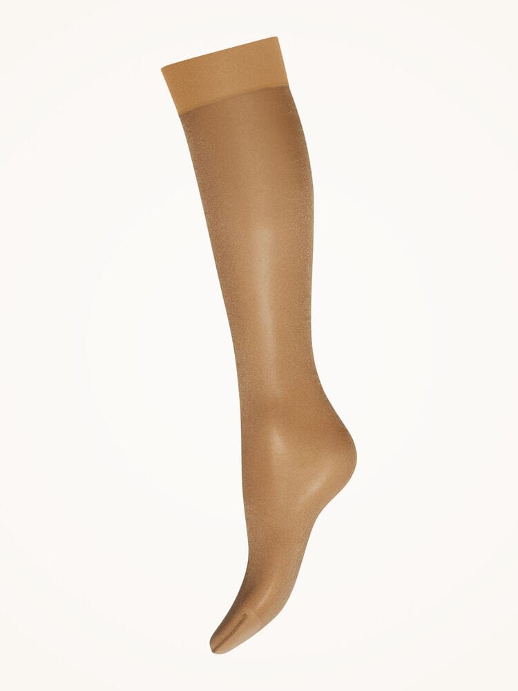 Wolford - Satin Touch 20 Knee Highs - Gobi Strømper