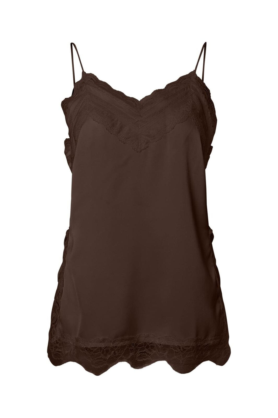Y.A.S - Yasfrankie Strap Top - 5091564 Chocolate Brown