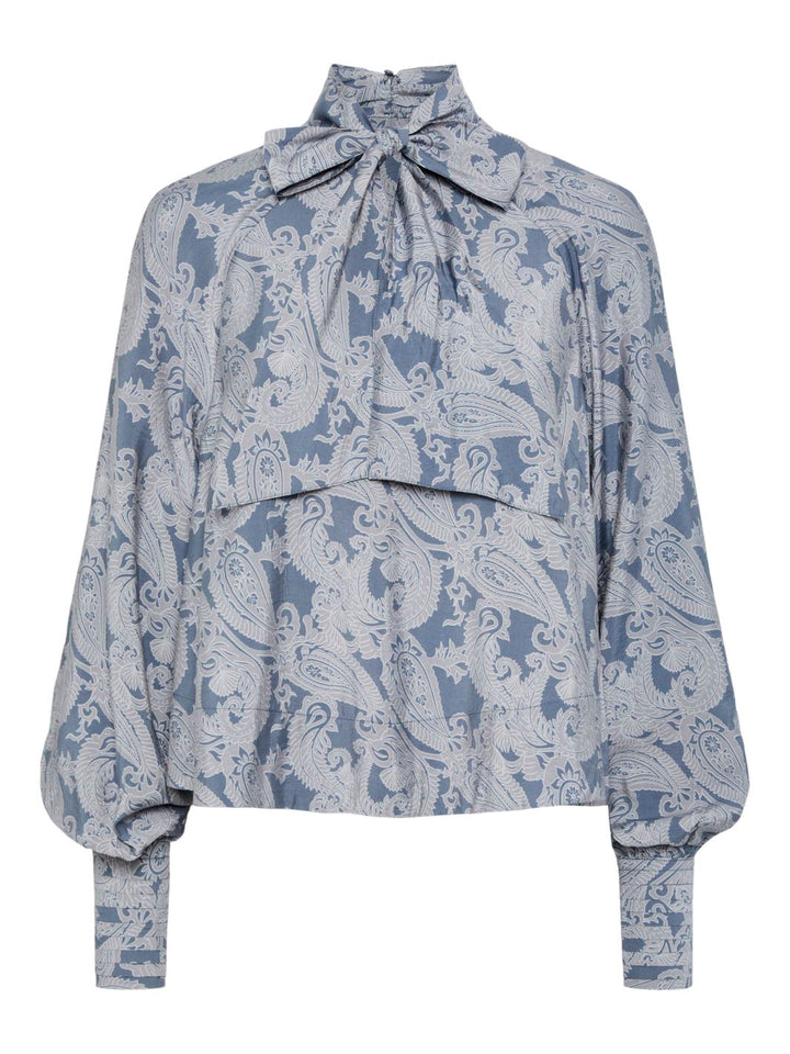 YAS - Yaslimos Ls Top - 4707982 Grisaille Limos Print