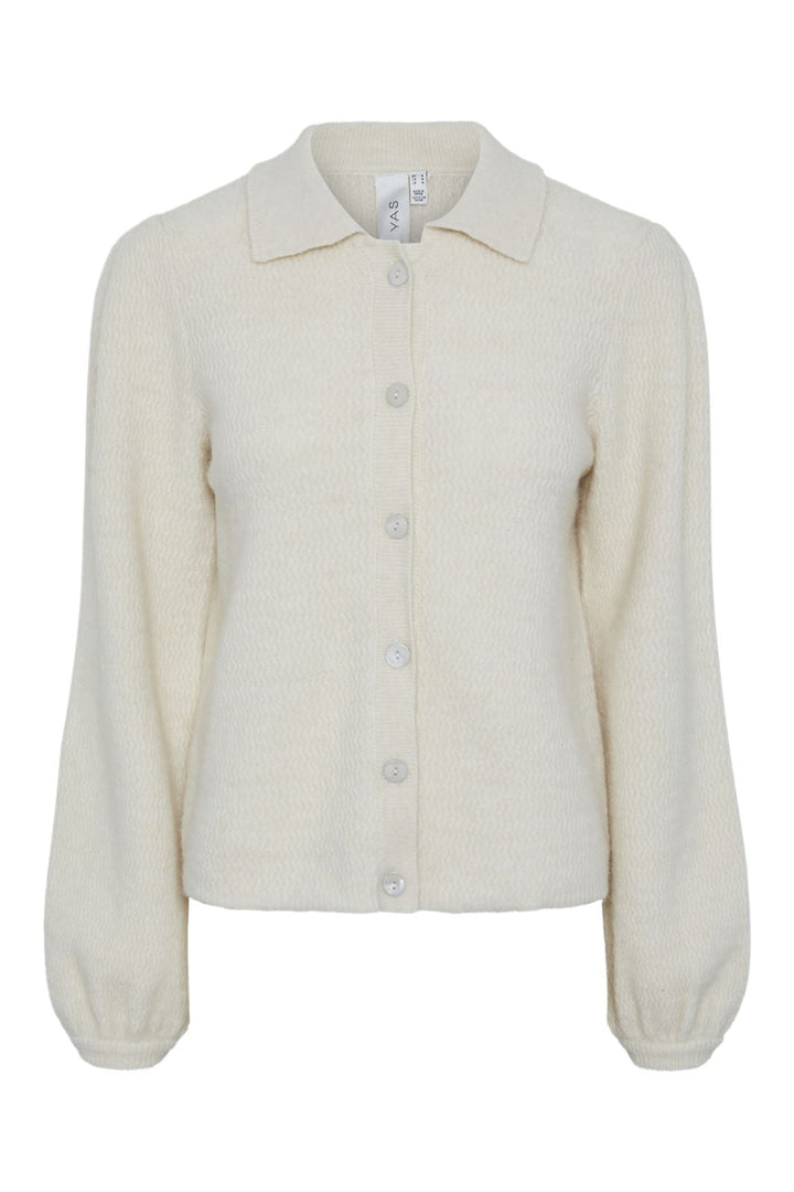 YAS - Yasmaffy Ls Knit Cardigan - 4545690 Birch Melange