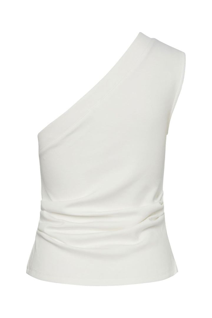 Y.A.S - Yasvenice One Shoulder Top - 4763675 Star White
