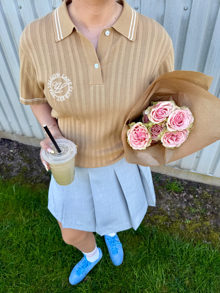 Yellow Lane - Alpha Polo 165405 - 217 - Caramel T-shirts