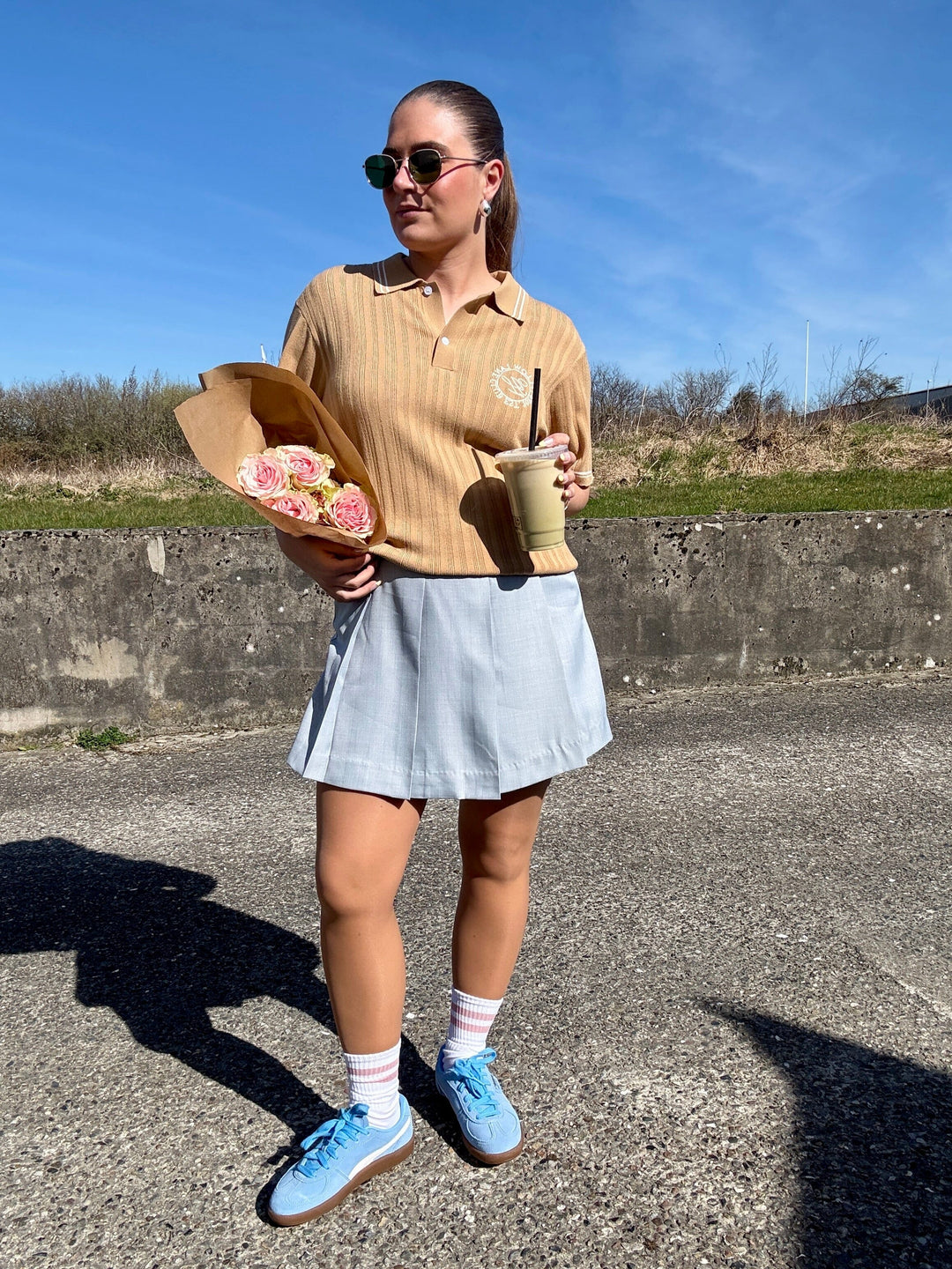 Yellow Lane - Alpha Polo 165405 - 217 - Caramel T-shirts