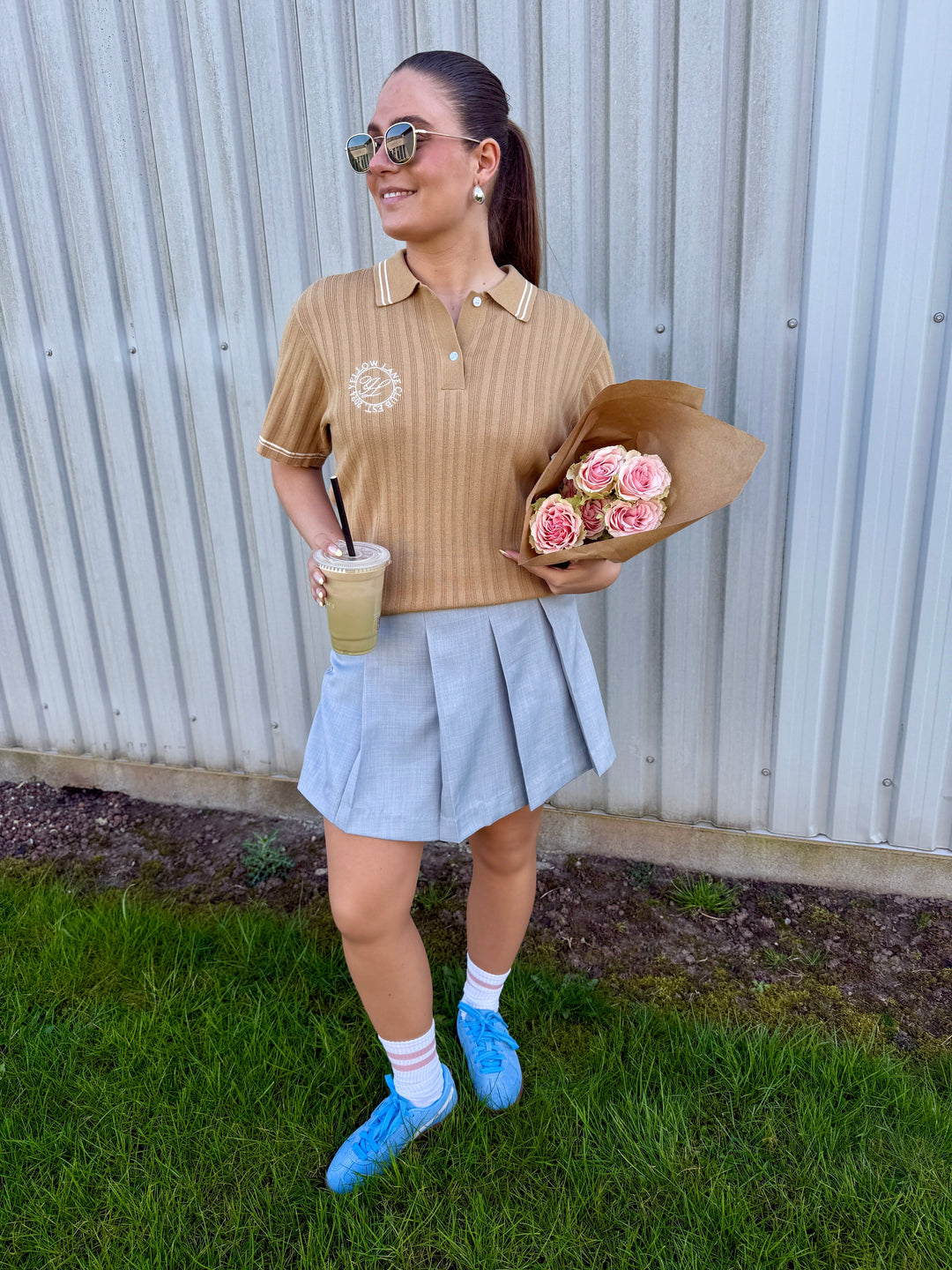 Yellow Lane - Alpha Polo 165405 - 217 - Caramel T-shirts