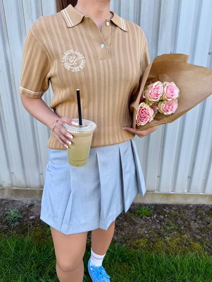 Yellow Lane - Alpha Polo 165405 - 217 - Caramel T-shirts