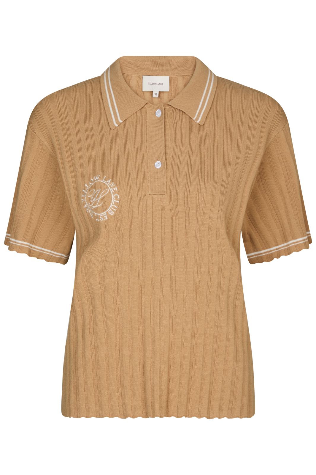 Yellow Lane - Alpha Polo 165405 - 217 - Caramel T-shirts