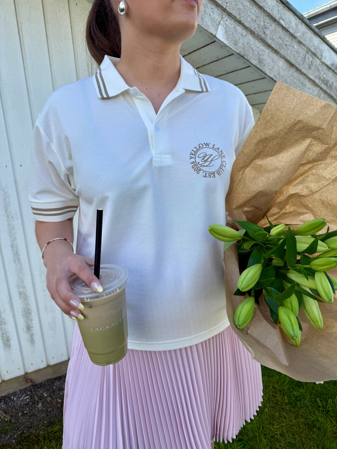 Yellow Lane - Beta Polo 165411 - 121 - Off White T-shirts