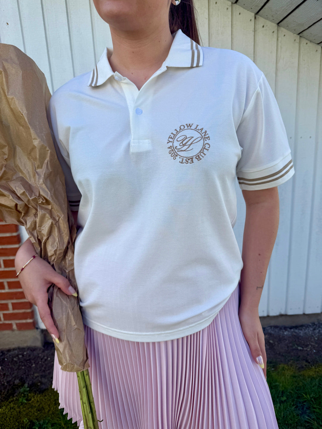 Yellow Lane - Beta Polo 165411 - 121 - Off White T-shirts