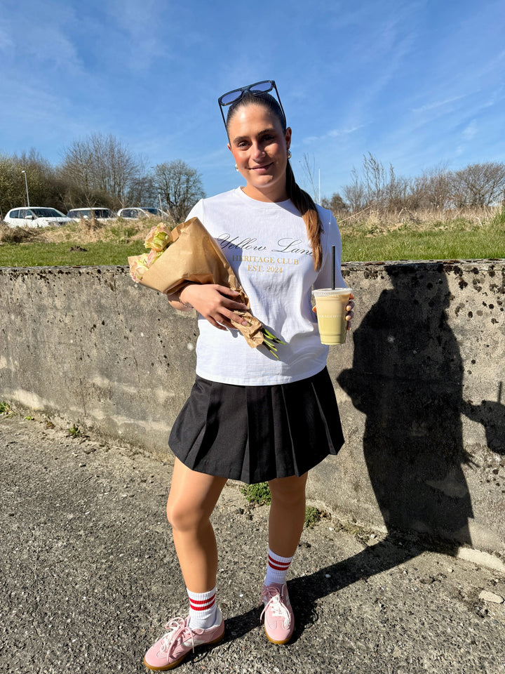 Yellow Lane - Varsity Tee 165589 - 121 - Off White T-shirts