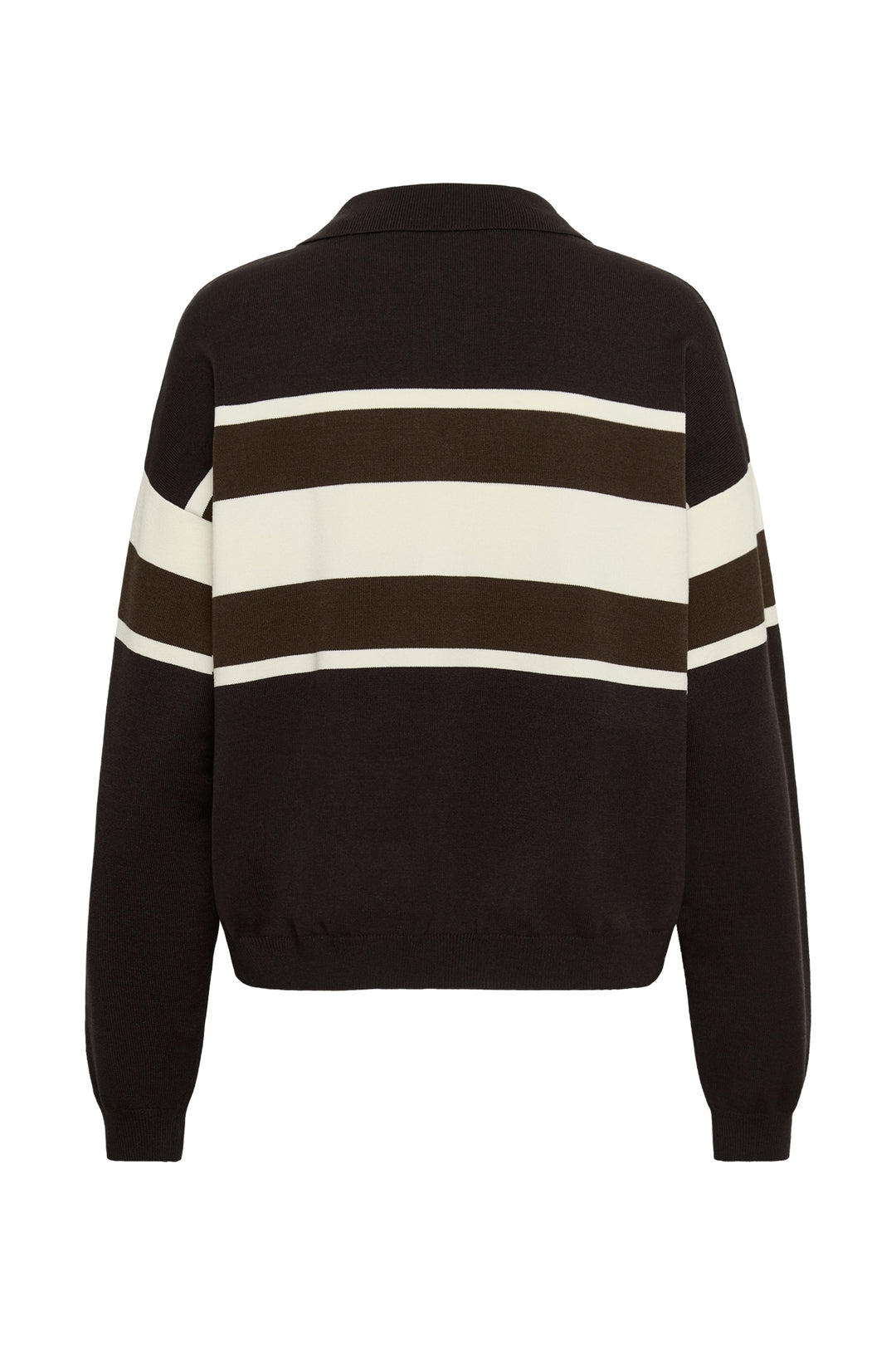 Gestuz - Gzalexu Polo Pullover 10911514 - 109932 - Ganache/Slate Black/Egret