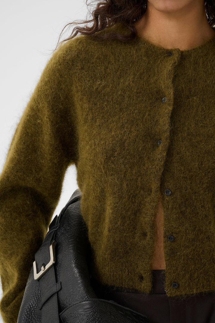 Gestuz - Gzdebbie Short Cardigan 10911515 - 1808321 - Plantation Melange