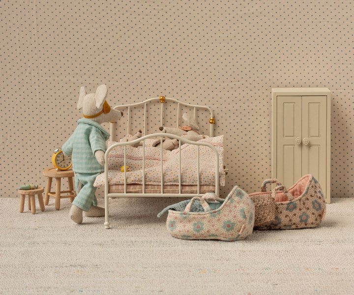Maileg - Babylift, Baby Mus - Blå - Baby Mouse
