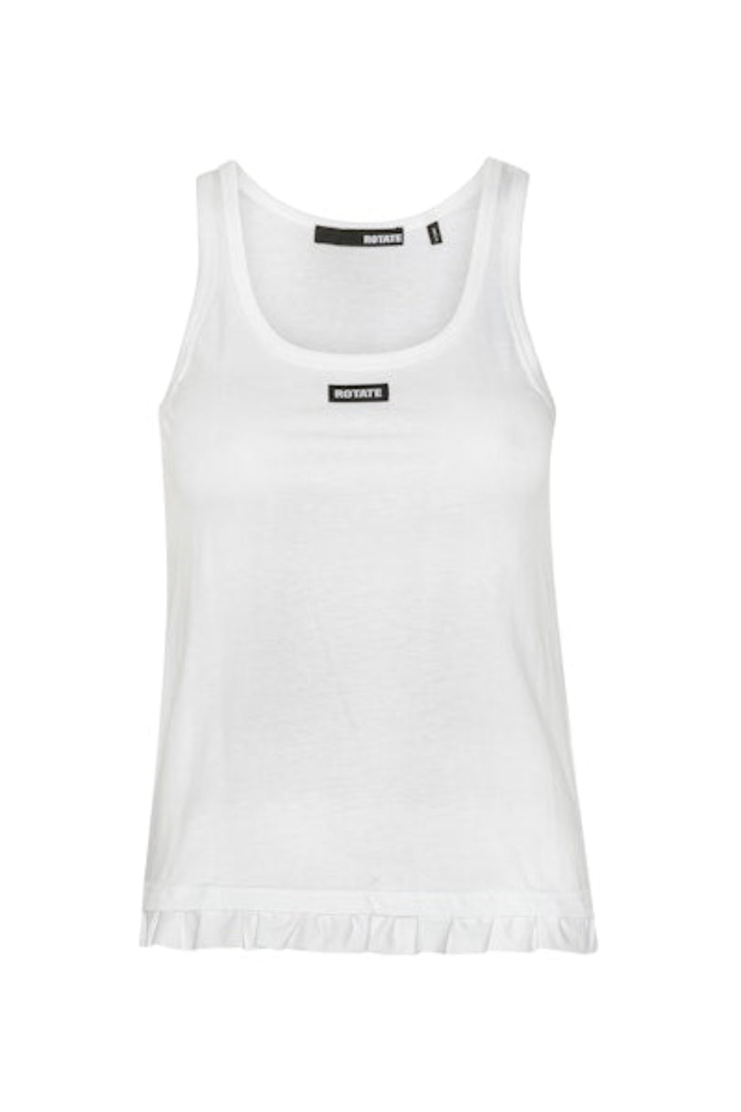 Rotate - Ruffle Hem Tank Top 115281400 - 400 Bright White