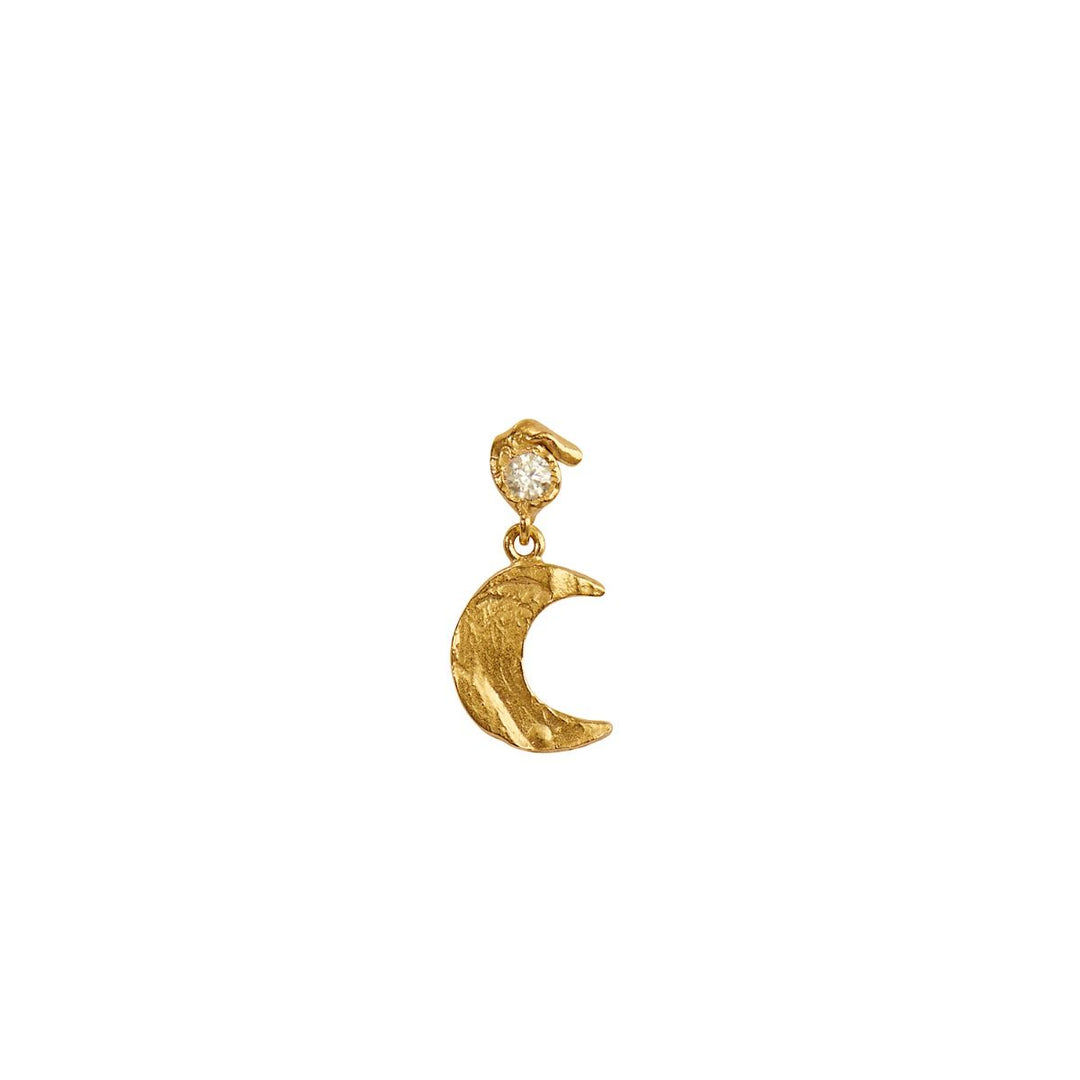 Stine A - Petit Flow Earring With Claire De Lune - 1431-2