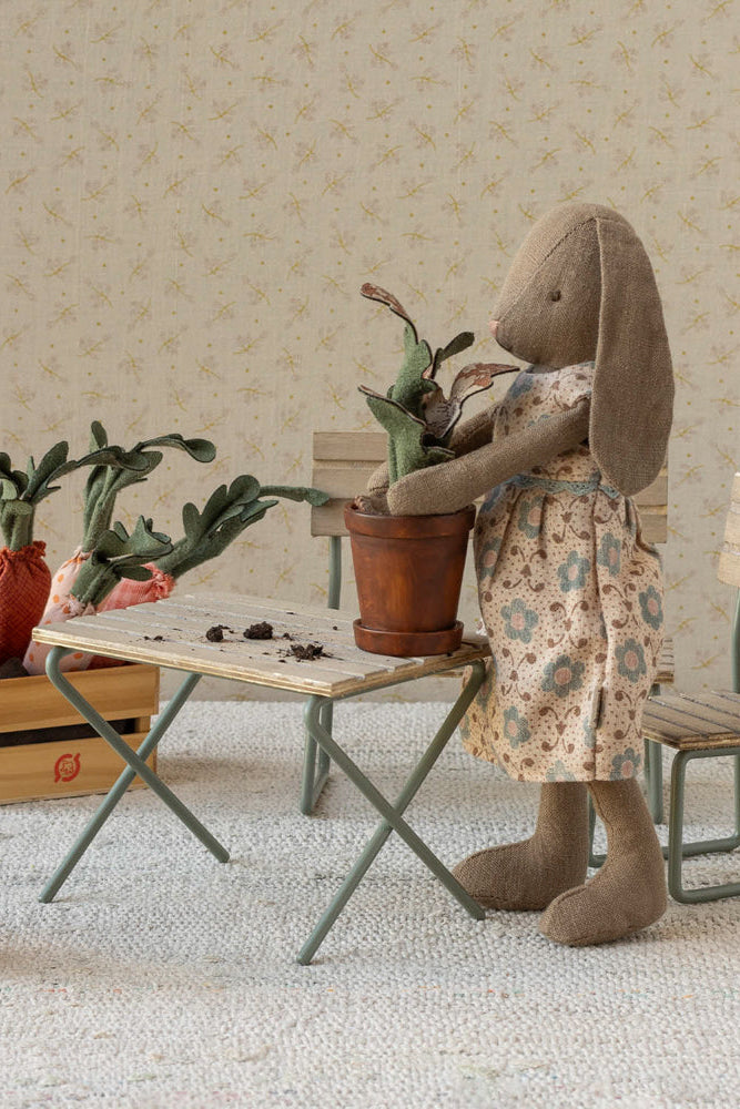 Maileg - Kanin Størrelse 2, Brun - Kjole - Bunny Size 2