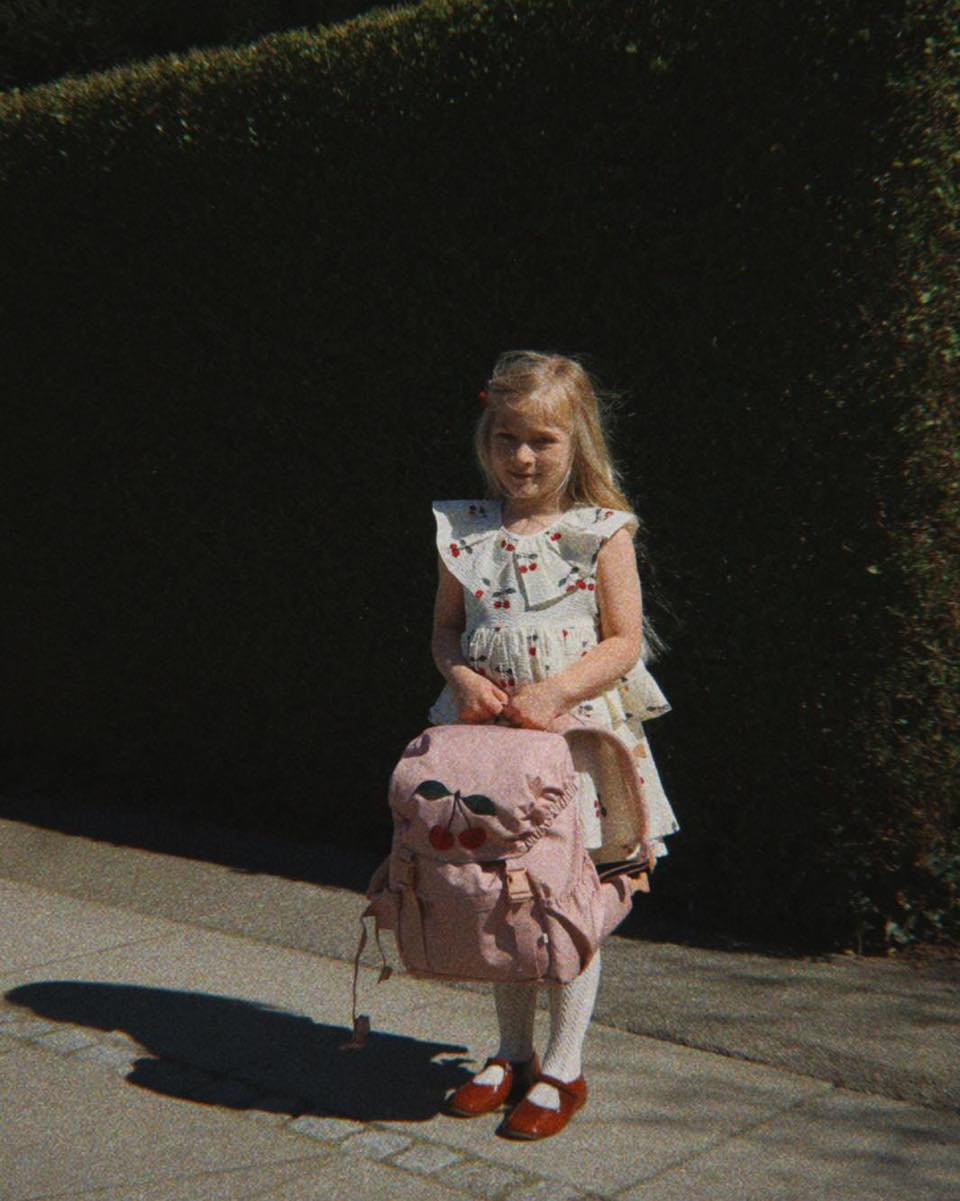 Konges Sløjd - Clover Schoolbag Ks105703 - Cherry